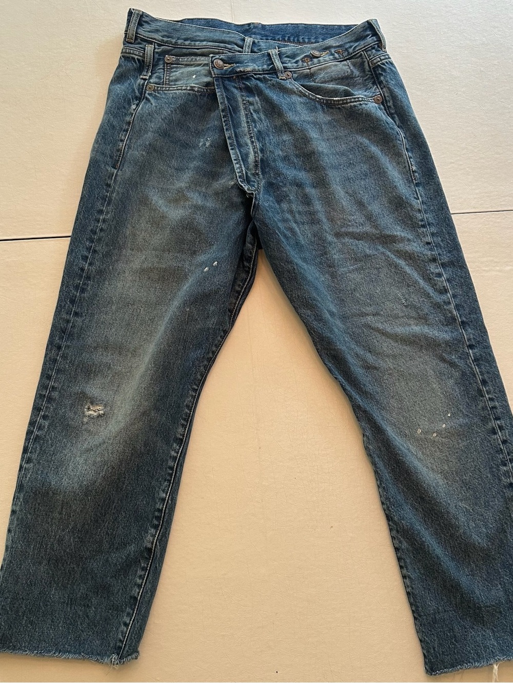 R13 Cross-Over Jeans - Jasper wash. sz 28 - Picture 3 of 9
